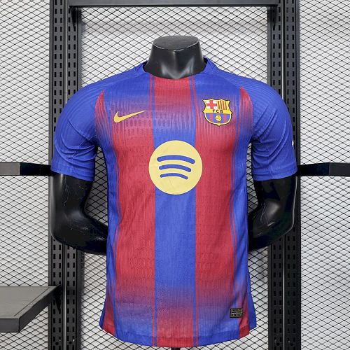 Barcelona 2025-26 Home Jersey Player Version
