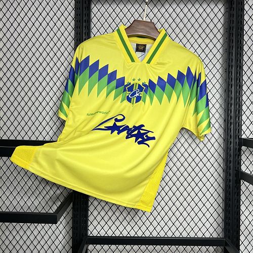 Brazil 1995 Home Corteiz Retro Jersey S-XXL