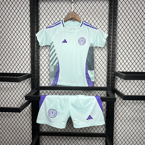Scotland 2024-25 Euro Away Kids Kit
