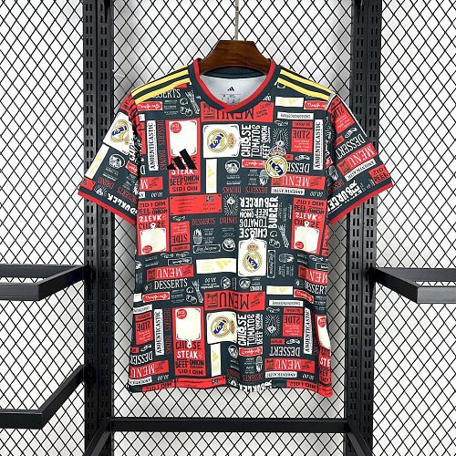 Real Madrid 2025-26 Doodle board Football Jersey