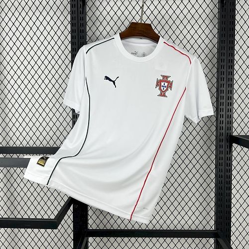 Portugal 2025 Casuals Tee White Football Jersey