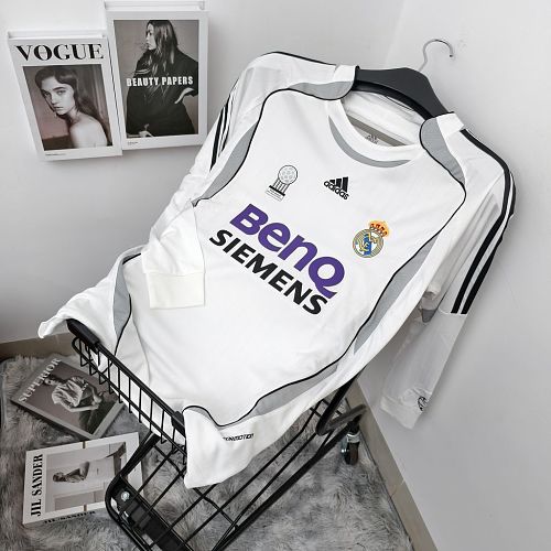 Real Madrid home 2006/07 Long Sleeves Retro jersey