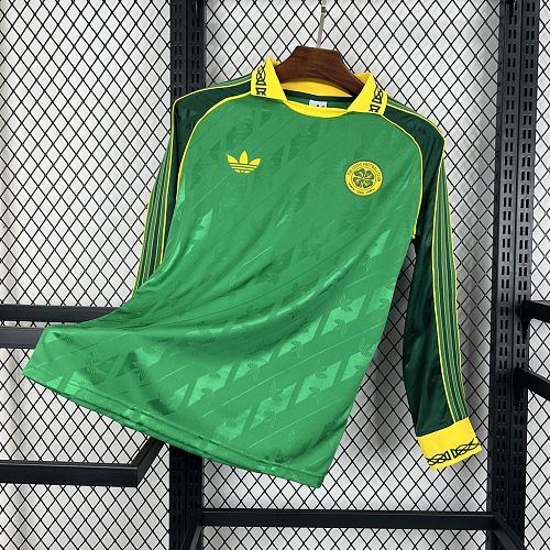 Celtic 2024-25 Special Edition Long Sleeves Retro Jersey S-XXL