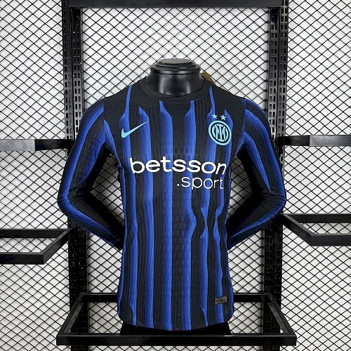 Inter Milan 25-26 Home Long Sleeves Player Version S-XXL