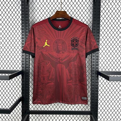 Brazil 2025-26 Jordan Maroon Special Edition Football jersey