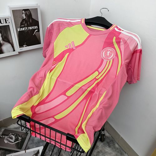 Scotland Goalkeeper Pink 2024 Soccer jersey