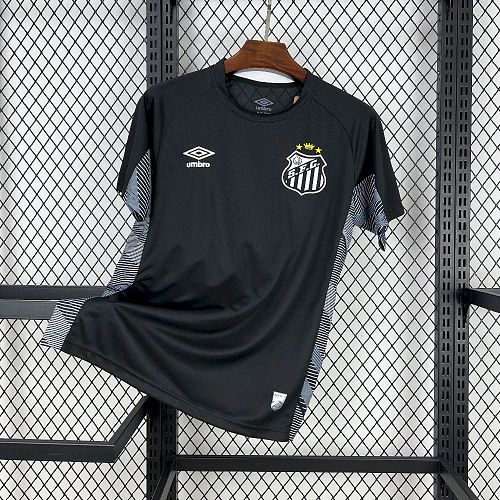 Santos 2025-26 Black goalkeeper Football Jersey