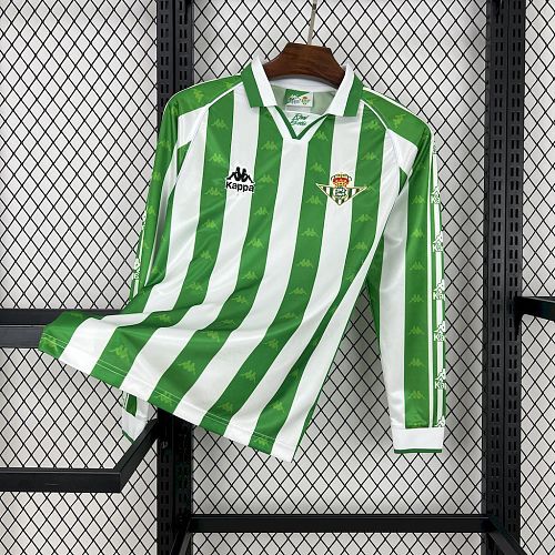 Real Betis 1995-97 Home Long Sleeves Retro Jersey