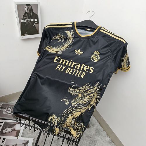 Real Madrid 2024/25 Training Black Soccer jerseys