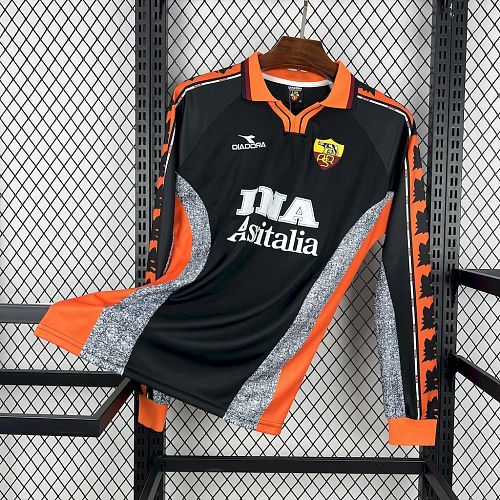 Roma 98-99 Third Long Sleeves Retro Jersey S-XXL
