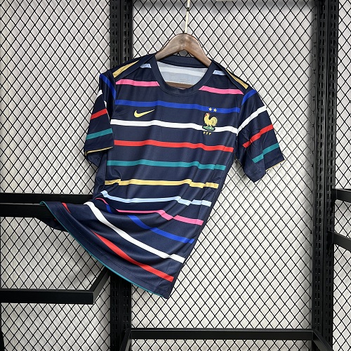 France 2024-25 Euro Pre-match training uniform Jersey