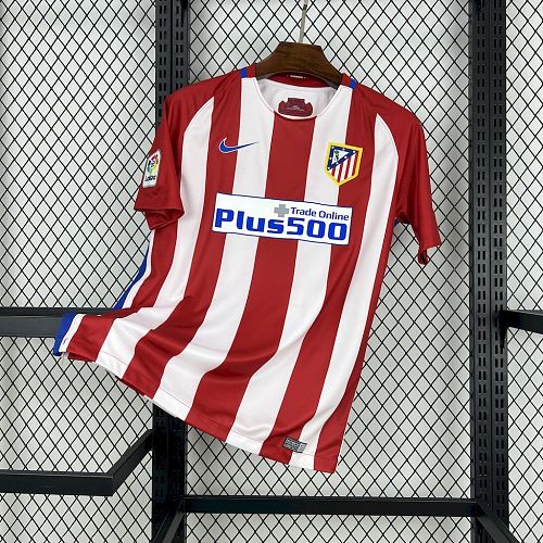 Atletico Madrid 2016-17 Home Retro Jersey
