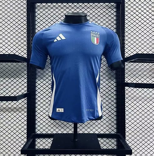 Italy 2024-25 Euro Home Jersey Player Version