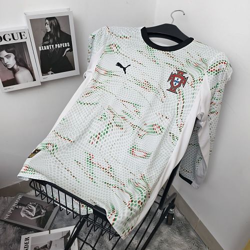 Long Sleeves Portugal away 2025 Soccer jersey