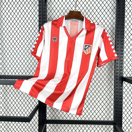 Atletico Madrid 1982-83 Home Retro Jersey