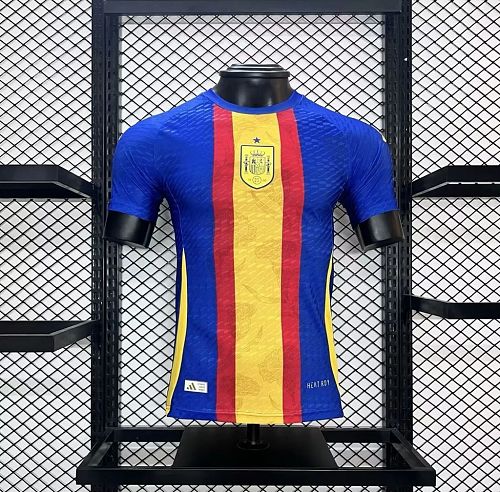 Spain 2024-25 Euro Pre-match training uniform Jersey Player Version S-