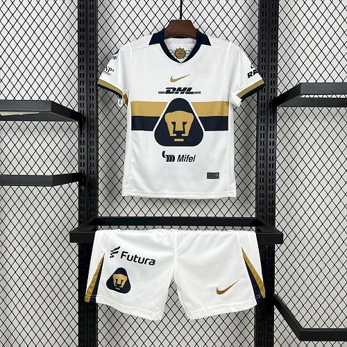 Pumas UNAM 2025-26 Home Kids Kit