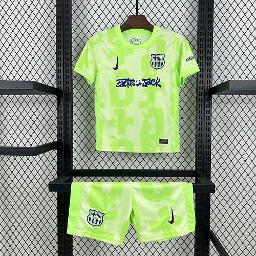 Barcelona 2024-25 Third Travis Scott Edition Kids Kit