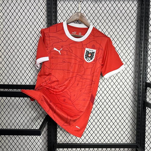 Austria 2024-25 Euro Home Jersey