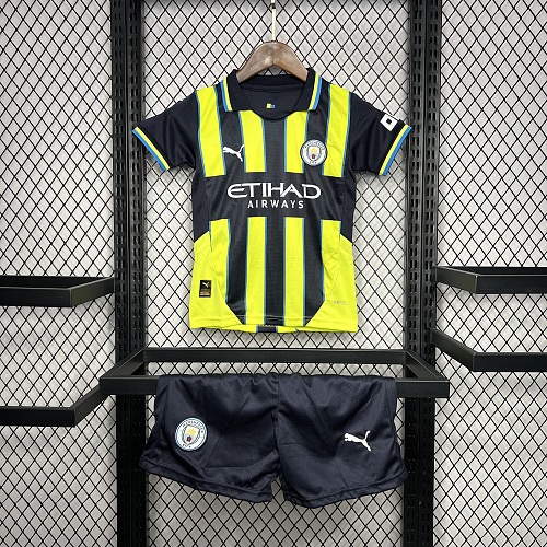Manchester City 2024-25 Away Kids Kit
