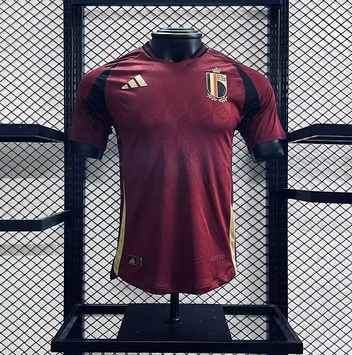 Belgium 2024-25 Euro Home Jersey Player Version