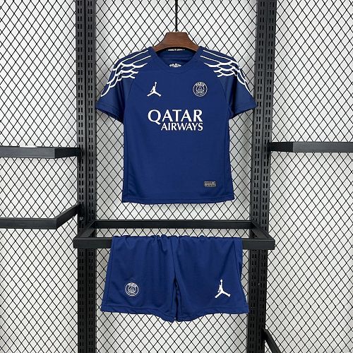 PSG 24-25 Fourth Away Kids Kit