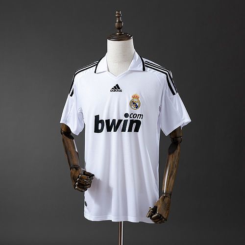 Real Madrid 08-09 Home Retro Jersey S-XXL