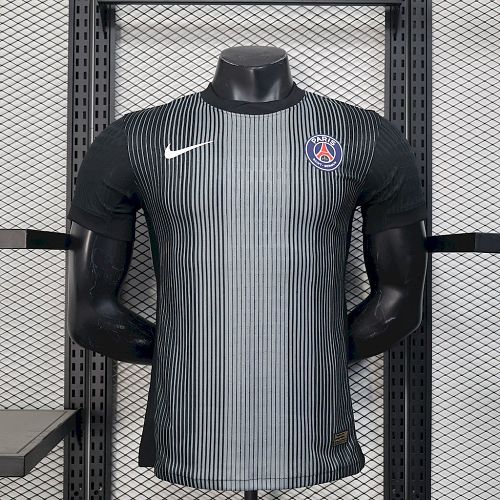 PSG 24-25 Black goalkeeper uniform Jersey Player Ver