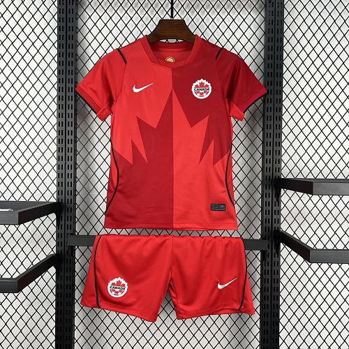 Canada 2026 World Cup Home Kids Kit Size：16-28