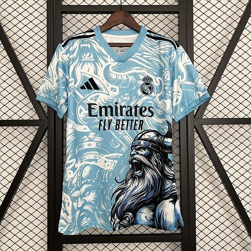 Real Madrid 2025-26 Blue Special Edition Football Jersey S-XXL