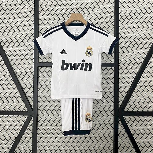 Real Madrid 12-13 Home Retro Kids Kit Size：16-28