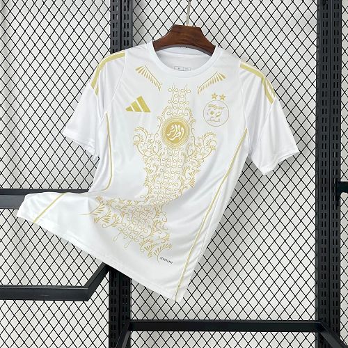 Algeria 2024-25 Karakou White gold Jersey S-XXL