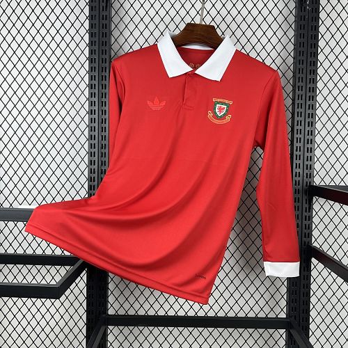 Wales 2026 150th Anniversary Long Sleeve Football Jersey S-4XL