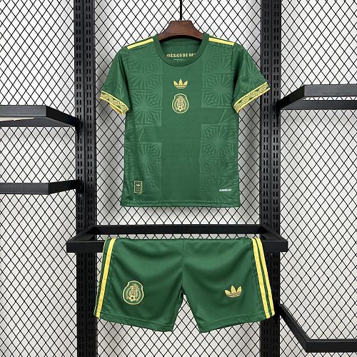Mexico 2025-26 Gold- Green Kids Kit