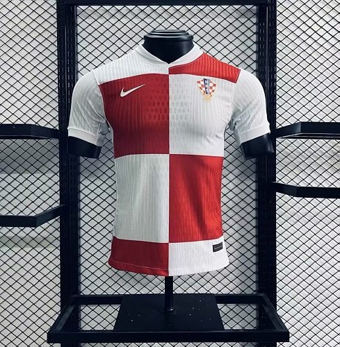 Croatia 2024-25 Euro Home Jersey Player Version