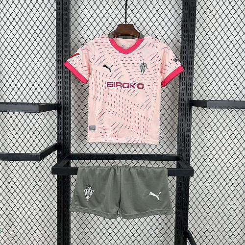 Sporting de Gijon 2024-25 Third Kids Kit