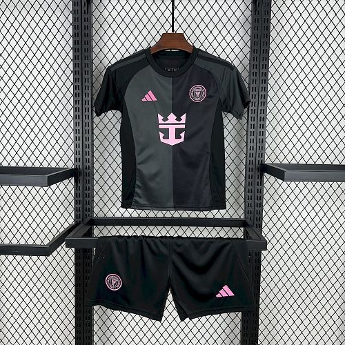 Inter Miami 2025-26 Away Kids Kit