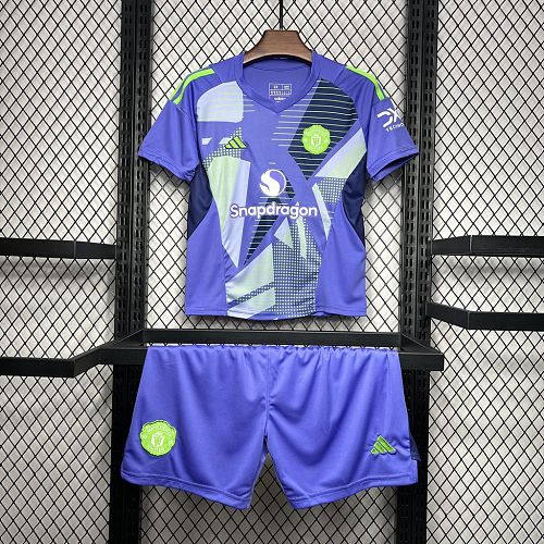Manchester United 2024-25 Goalkeeper Kids Kit