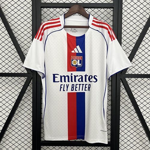 Lyonnais 2025-26 Home Football Jersey S-4XL
