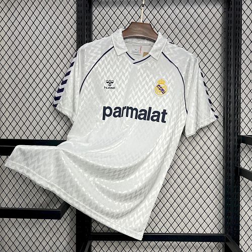 Real Madrid 88-89 Home Retro Jersey S-XXL