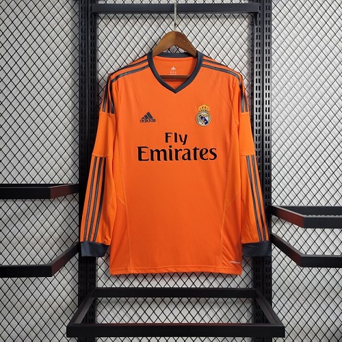 Real Madrid 13-14 Third Long Sleeves Retro Jersey S-XXL