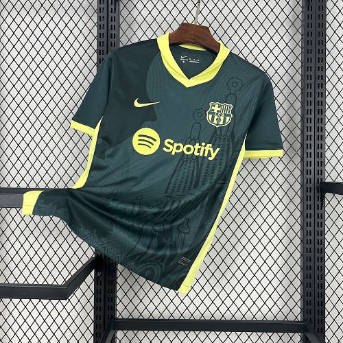 Barcelona 2024-25 Dark green training Jersey S-XXL
