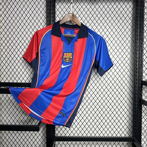 Barcelona 2001-02 Home Retro Jersey