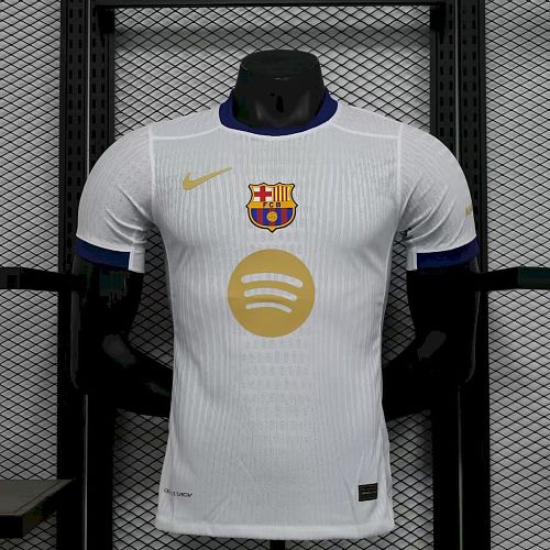 Barcelona 2024-25 White exposure version Jersey Player Version