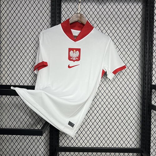Poland 2024-25 Euro Home Jersey