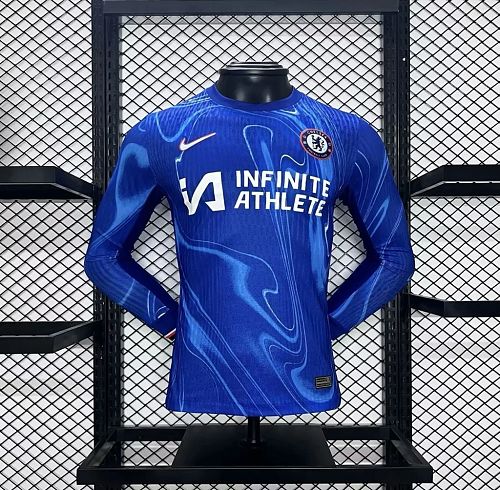 Chelsea 2024-25 Home Long Sleeves Jersey Player Version S-XXL