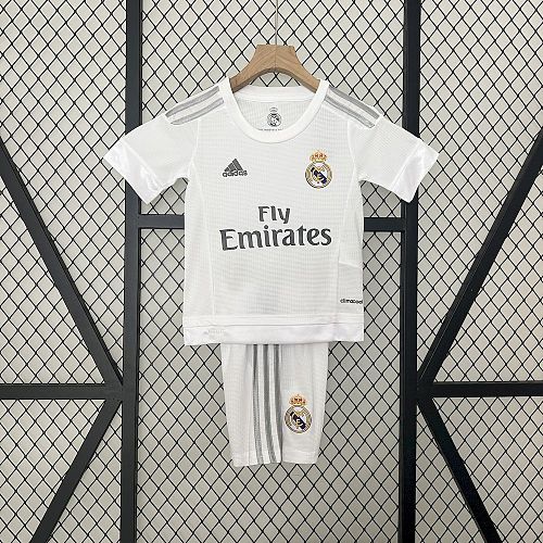 Real Madrid 15-16 Home Retro Kids Kit Size：16-28