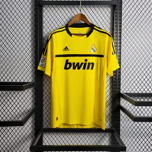 Real Madrid 11-12 Yellow Goalkeeper Retro Jersey S-XXL