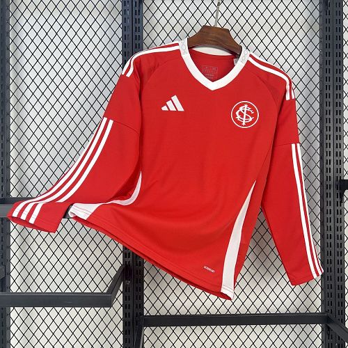 Internacional 2025-26 Home Long Sleeves Football Jersey