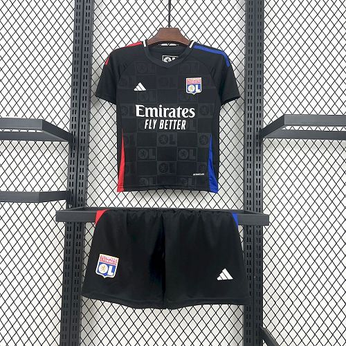 Olympique Lyonnais 2024-25 Away Kids Kit